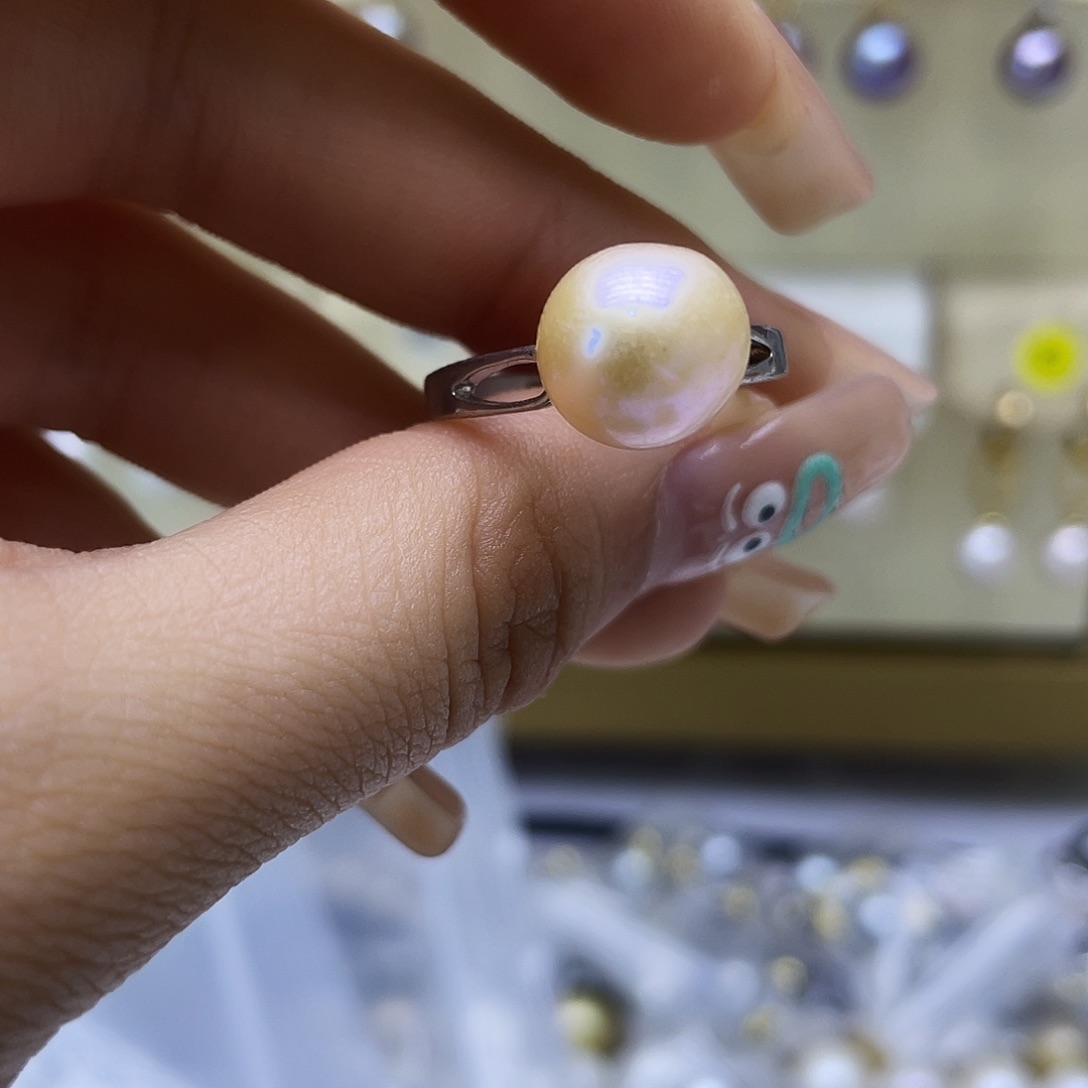 戒指未镶嵌淡水珍珠