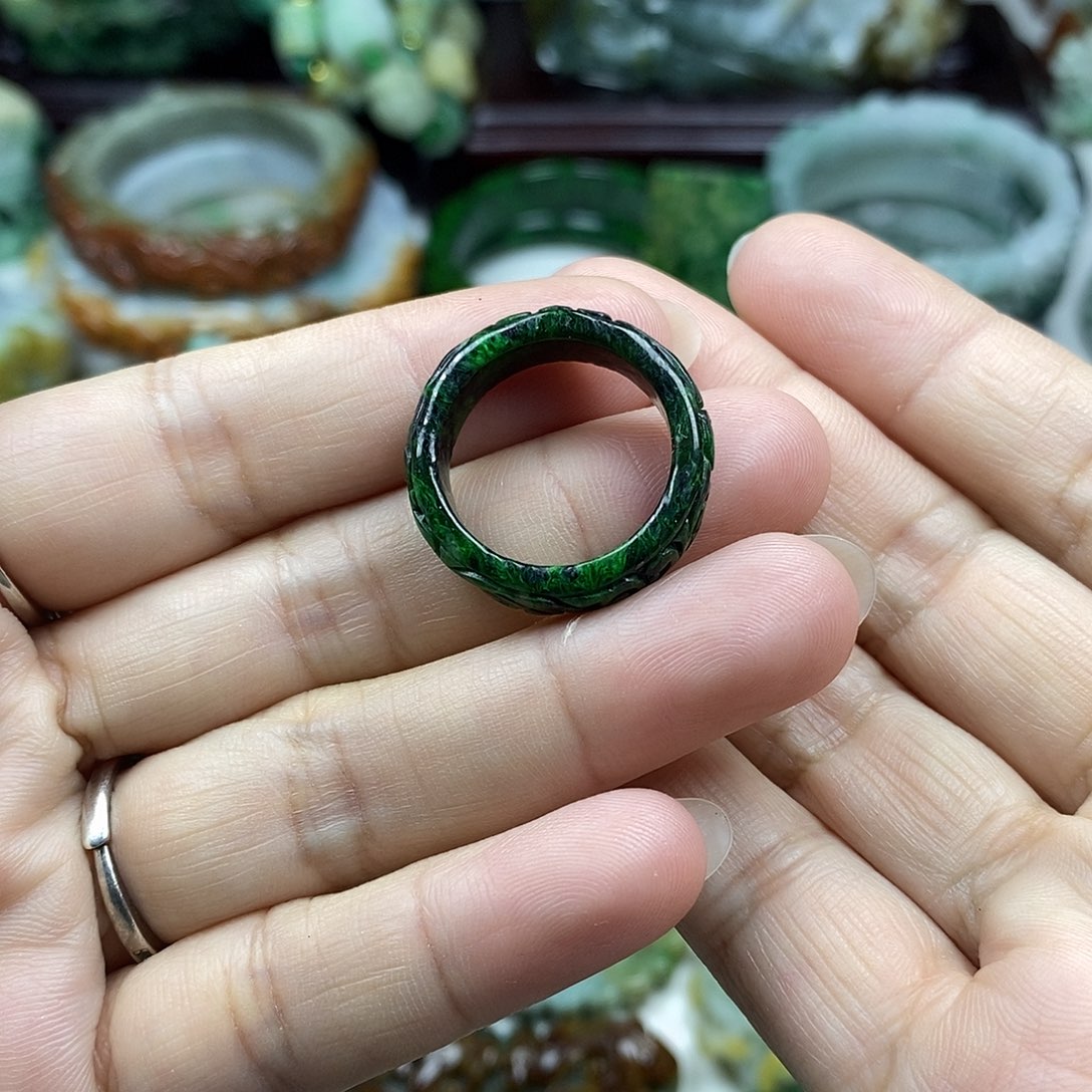 颈饰未镶嵌翡翠-****-戒圈