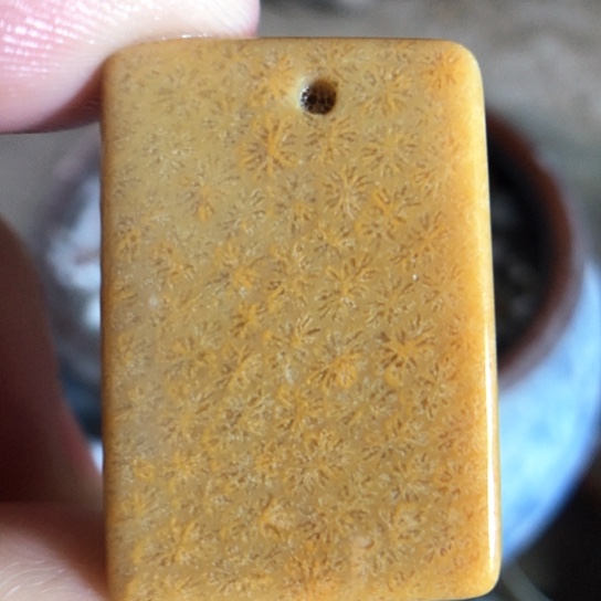 硅化玉吊坠未镶嵌