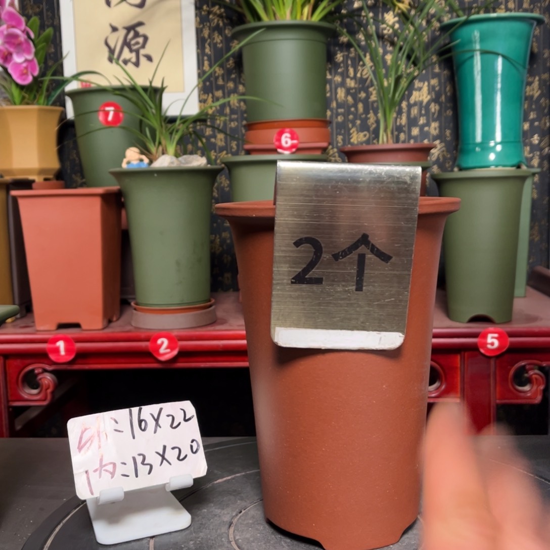 紫砂花盆紫砂花盆