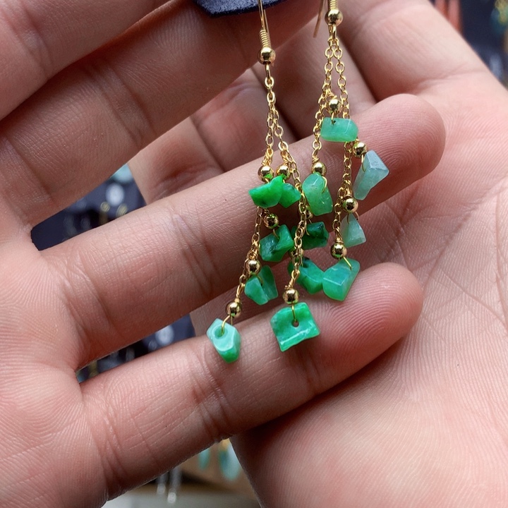 未镶嵌翡翠耳饰耳饰