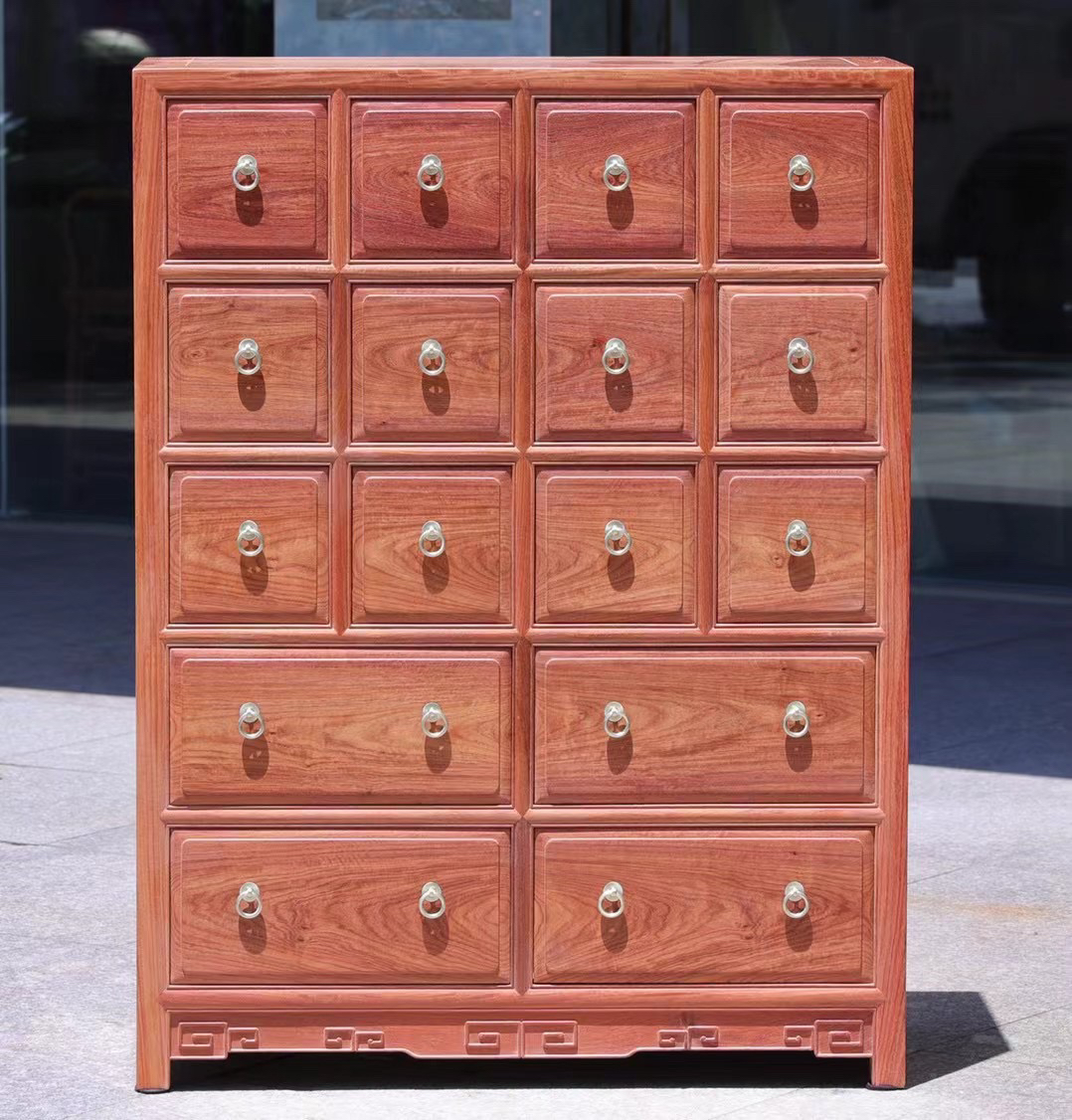 缅甸花梨要财柜收纳柜