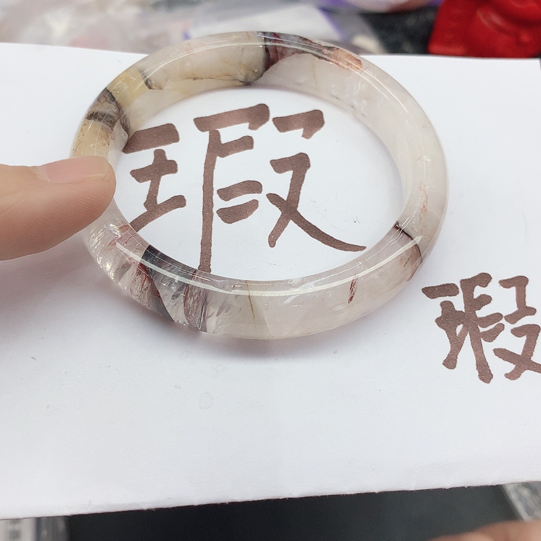 水晶手镯未镶嵌188（瑕疵5758