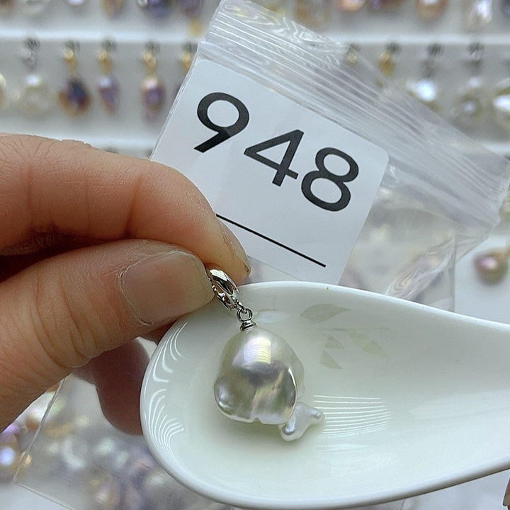 淡水珍珠颈饰银S925镶嵌