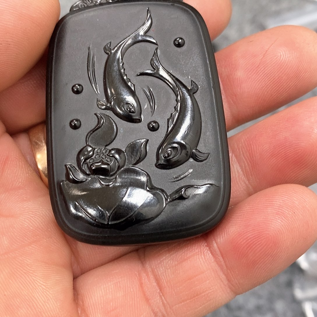 和田玉吊坠(不含链)未镶嵌五*.