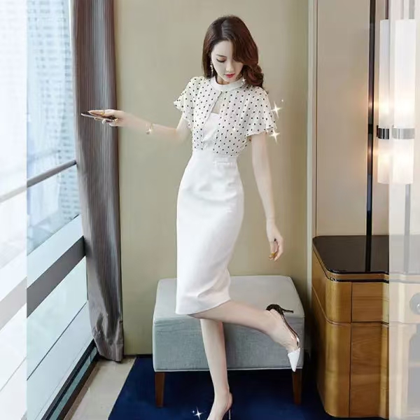 26-以直播间扣号为主微脏微瑕时尚休闲修身显瘦气质白色洋气女神