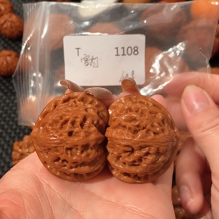 文玩核桃吊坠宫灯40.8