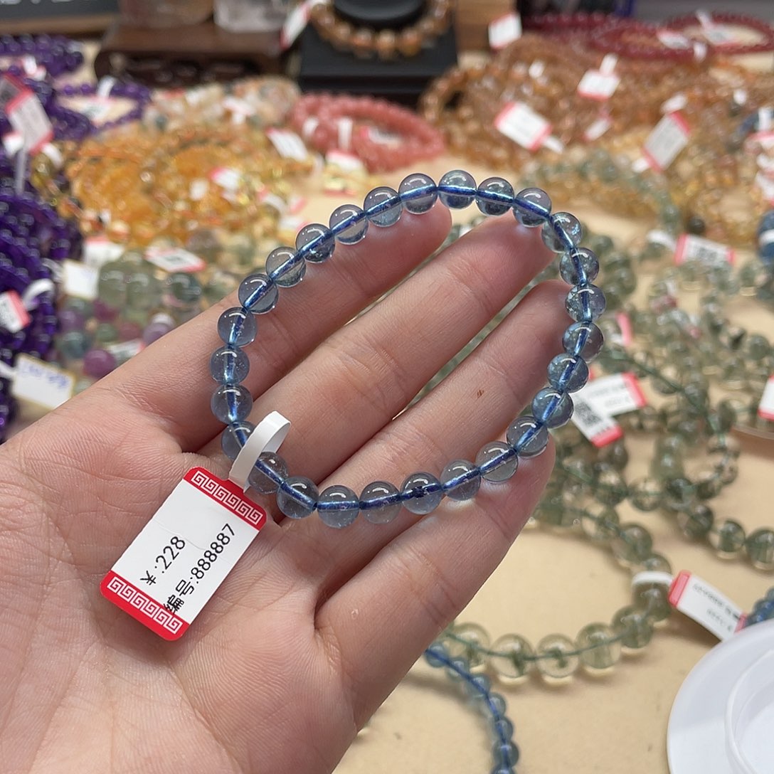 海蓝宝石手链未镶嵌L**～海蓝宝