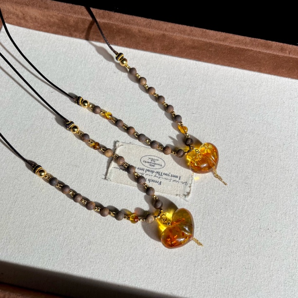 【大鱼甄选】国风款花珀万能链女款SJ130多样性发其一