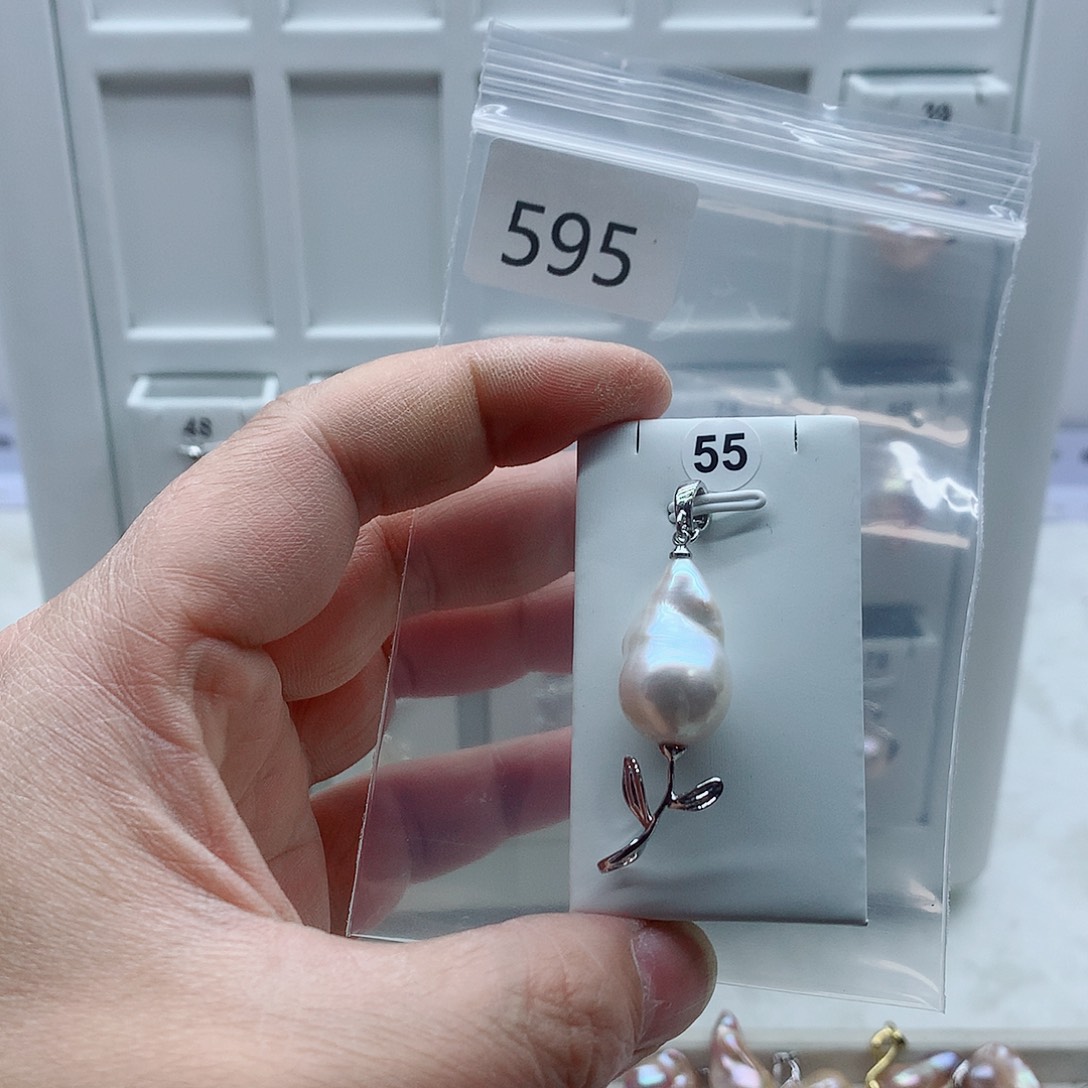 吊坠(不含链)合金淡水珍珠