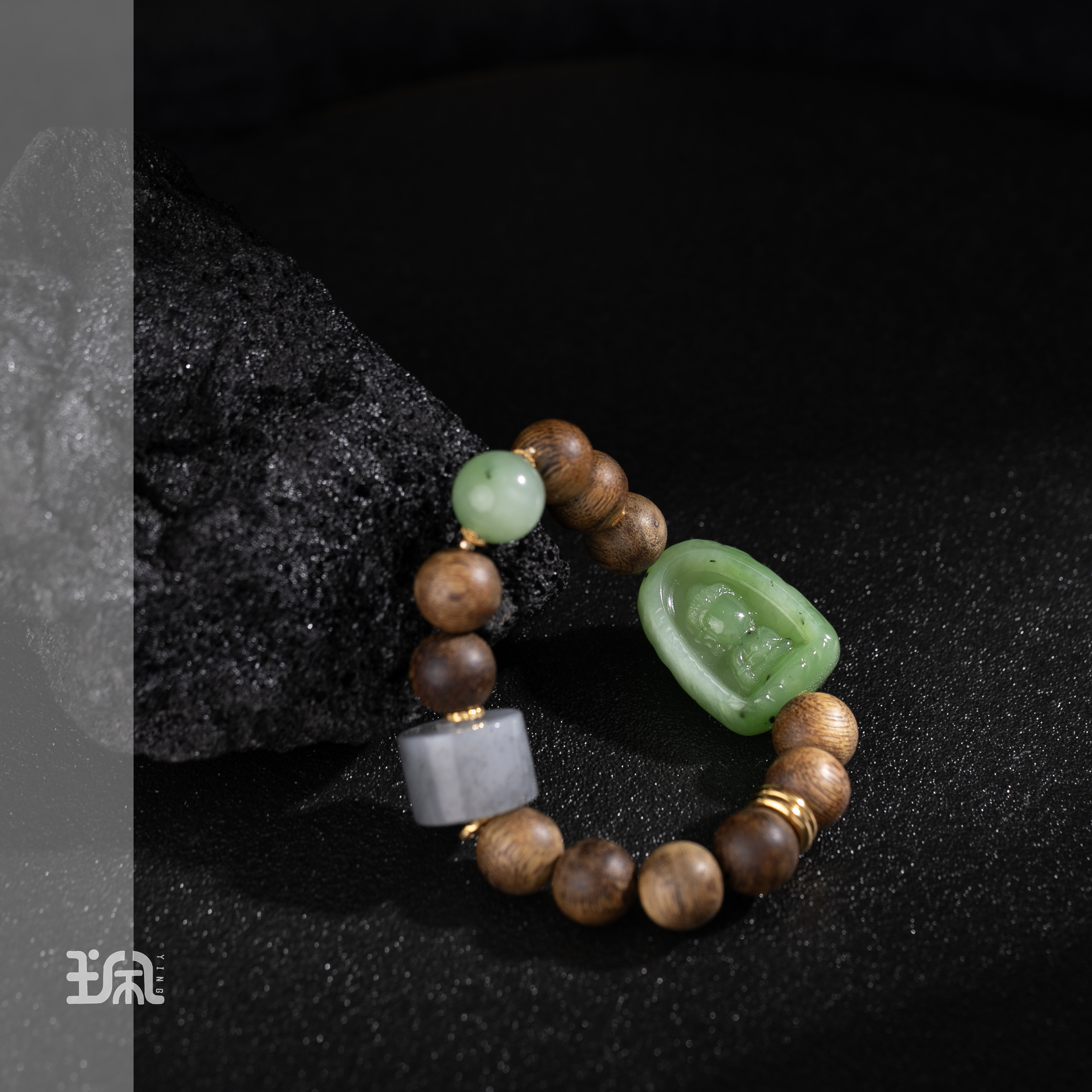 沉香安自在|手串*18K镶嵌CCC25090717多样性发其一