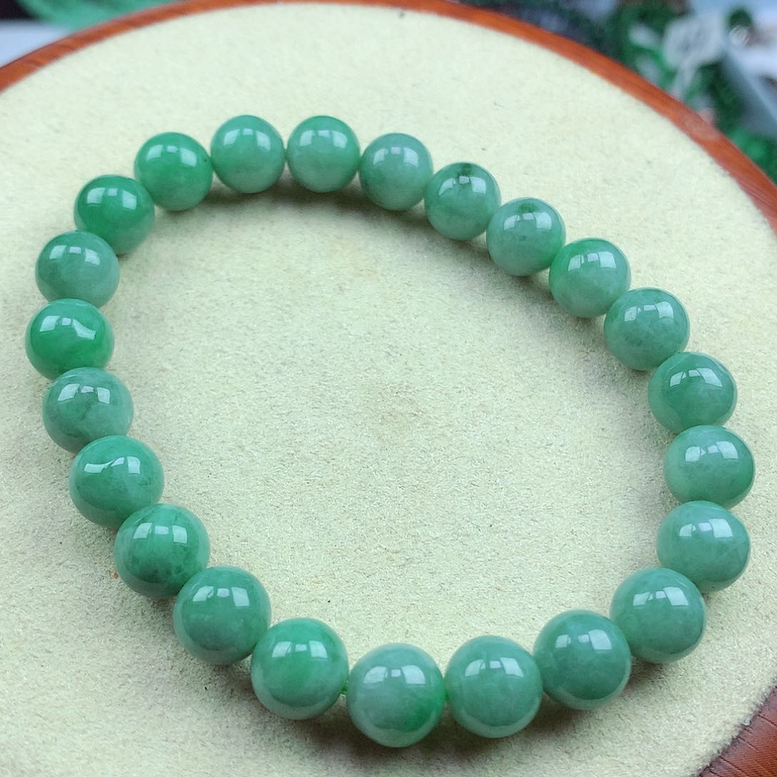 翡翠颈饰14K金镶嵌手串