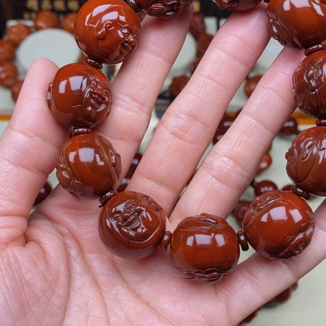 橄榄核吊坠踹*财迷，