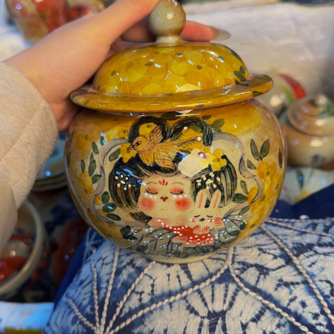 瓷片景德镇陶瓷手工手绘