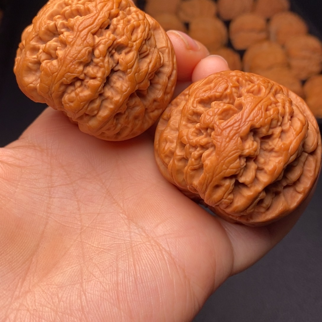 文玩核桃把件秦岭野生核桃