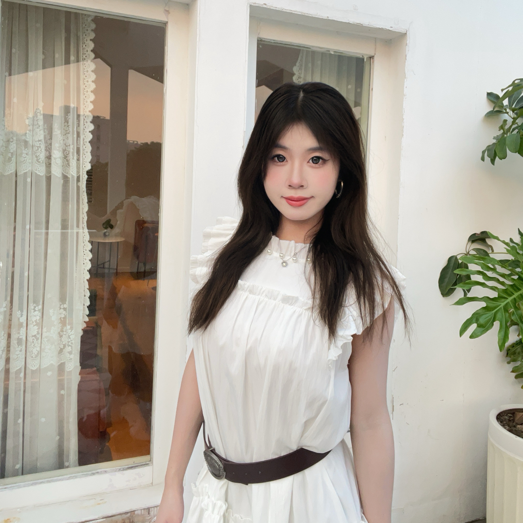 拼接高腰卫裤2024新款宽松