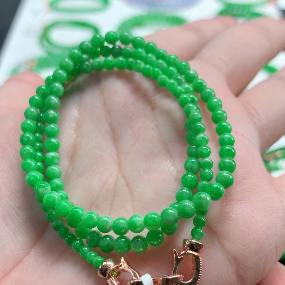 翡翠未镶嵌手链翡翠