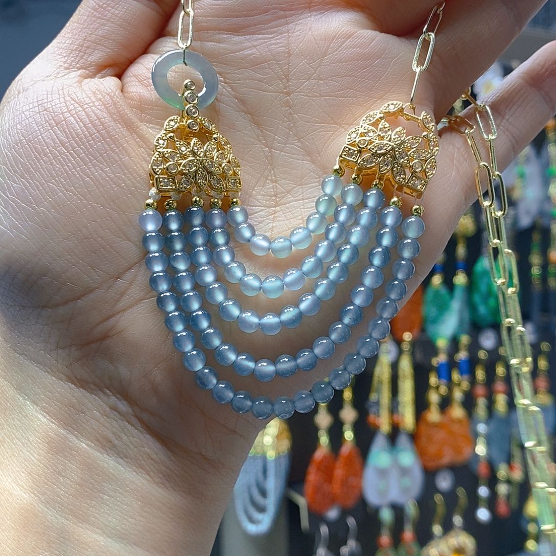 未镶嵌翡翠耳饰翡翠