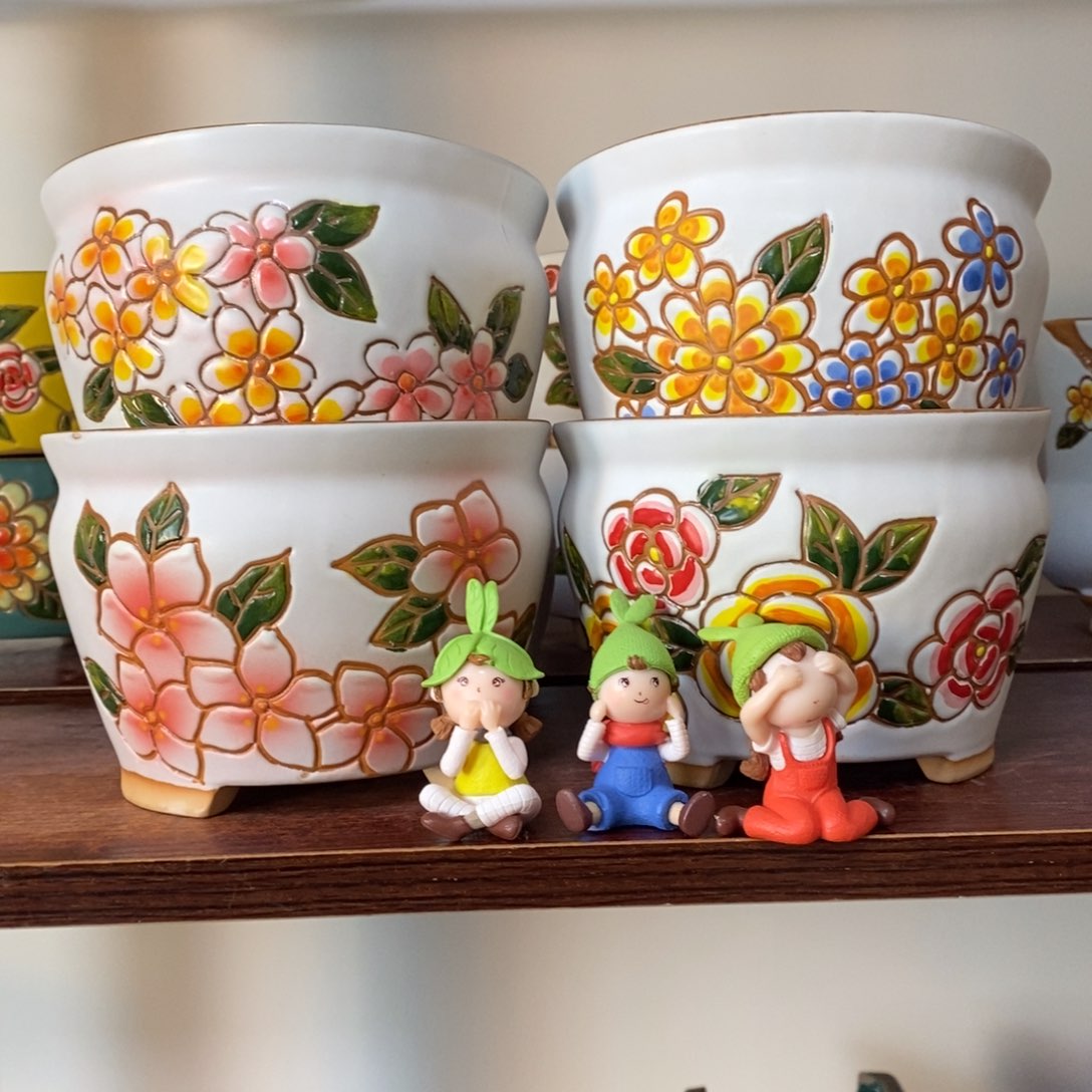 红陶韩式多肉植物花盆