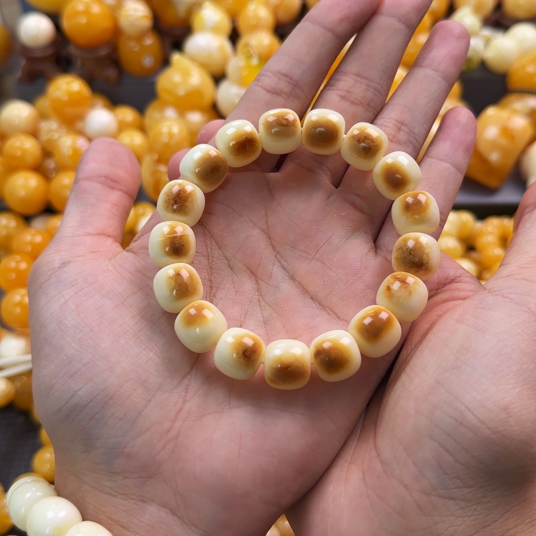 琥珀未镶嵌珠宝奇石13mm同料