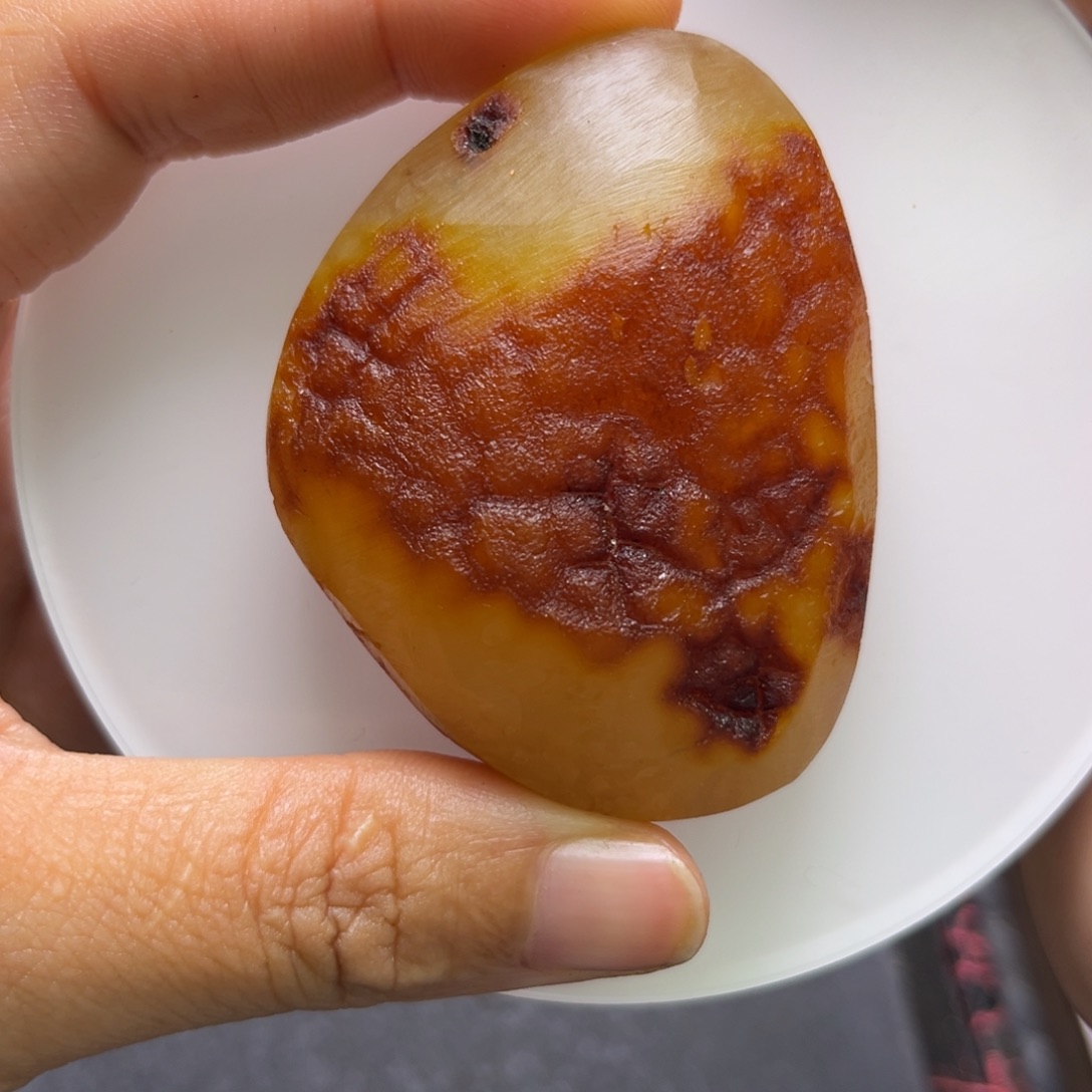 博***定制琥珀未镶嵌琥珀蜜蜡原石定制有瑕