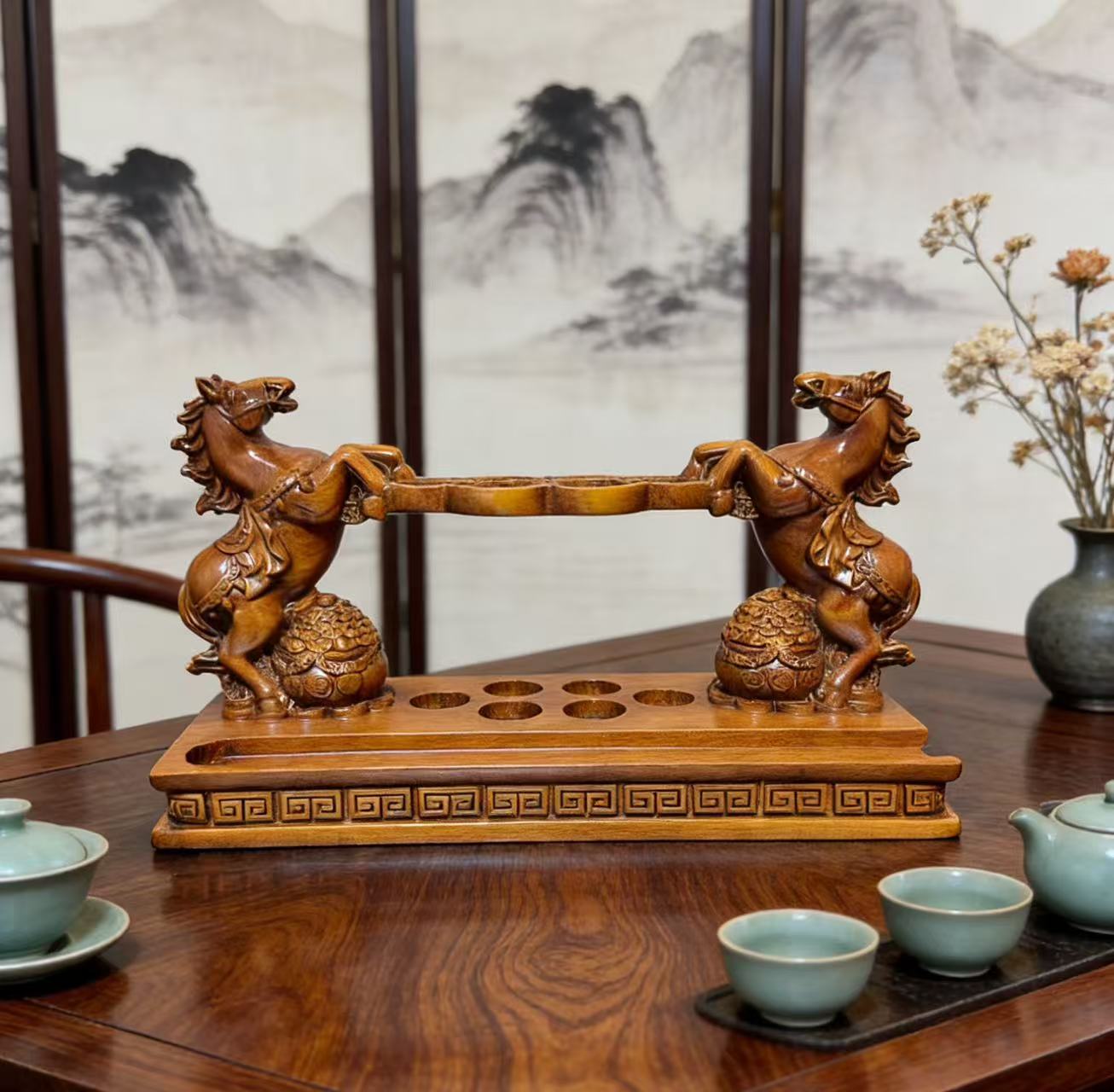 【茶六君子】新中式创意摆件