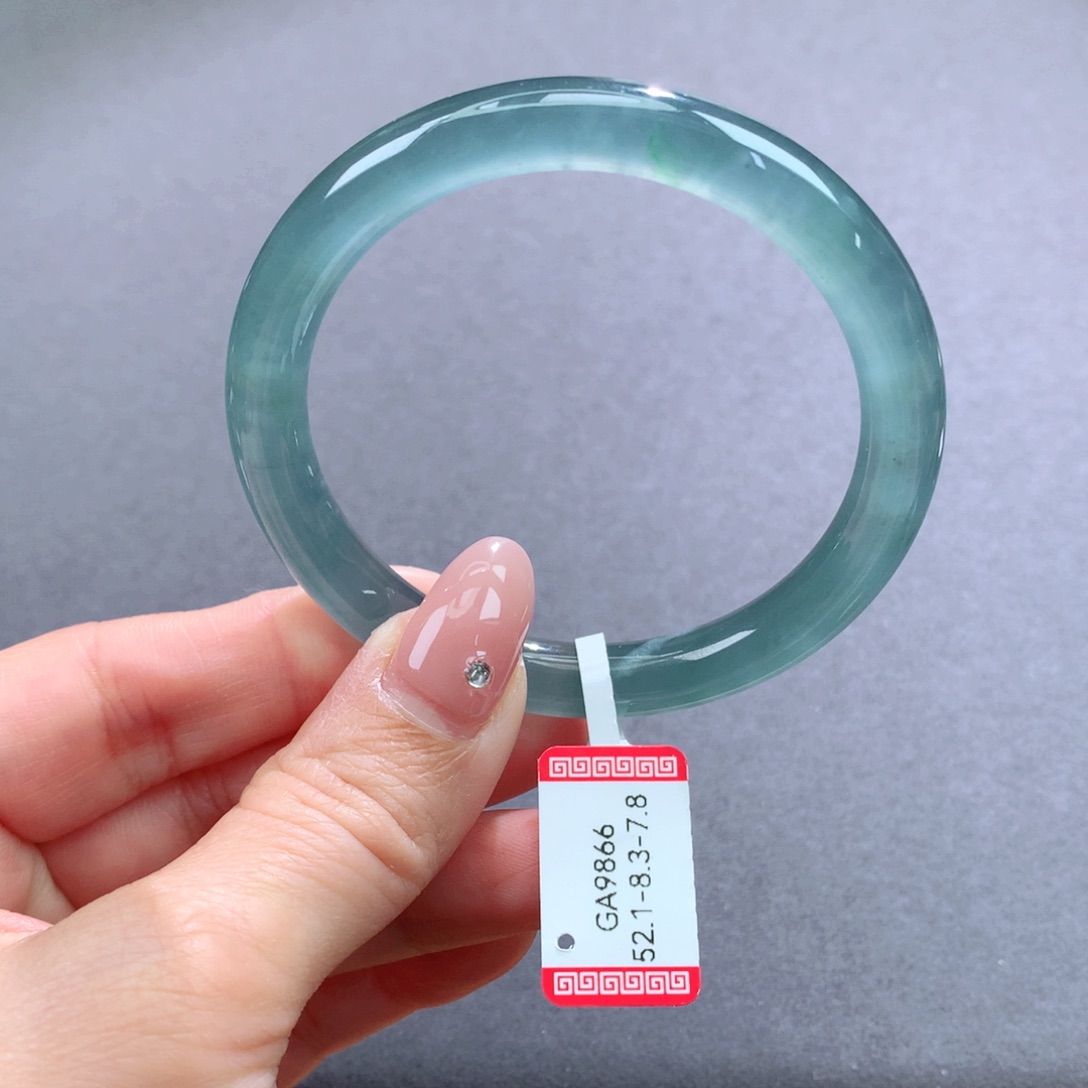 翡翠手镯未镶嵌天然翡翠手镯叮当镯