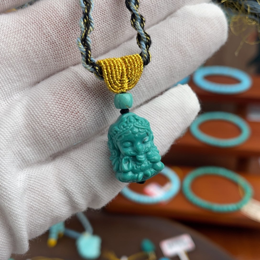 绿松石手链未镶嵌精品象