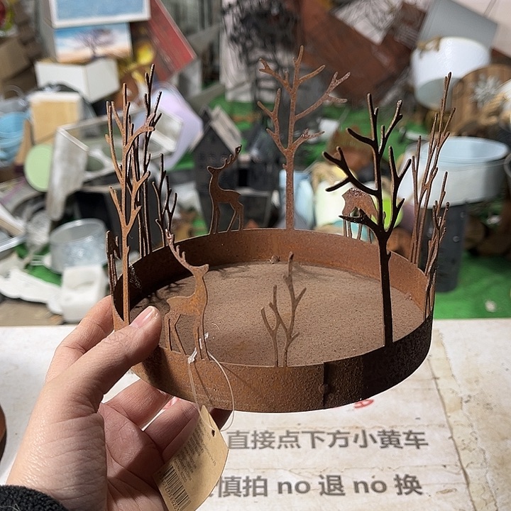 铁艺瑕疵介意勿拍发出不退不换