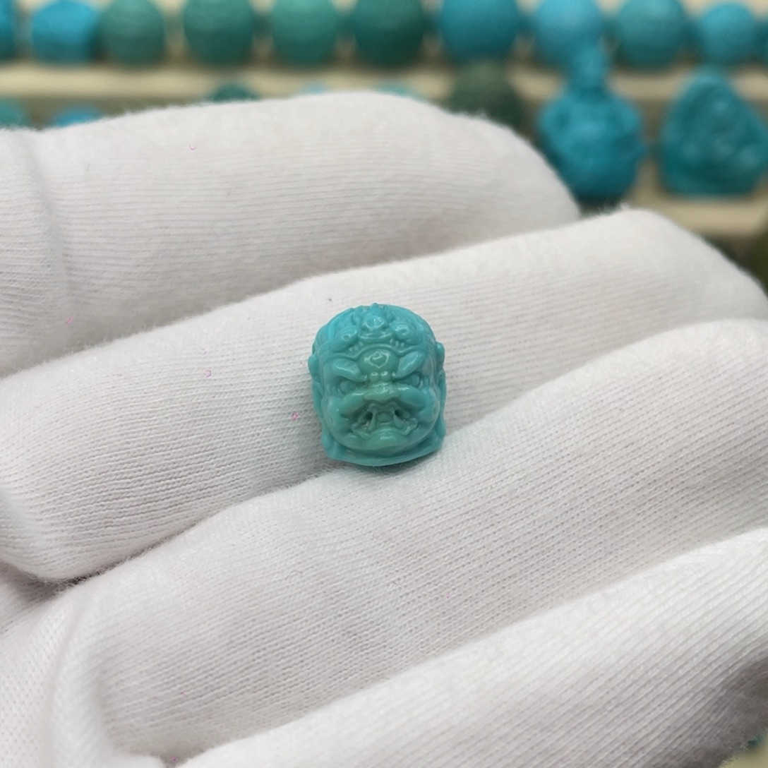 绿松石未镶嵌颈饰卡10.8-12.6