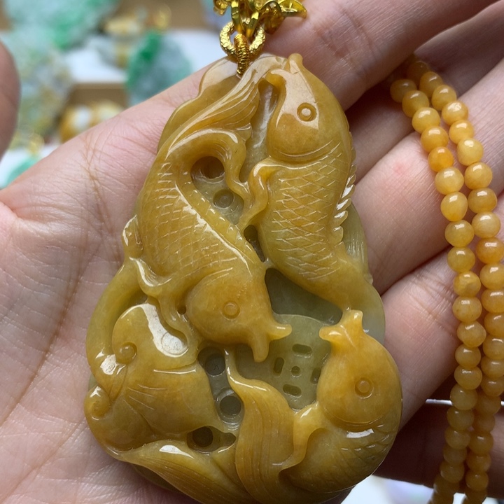 颈饰未镶嵌翡翠翡翠