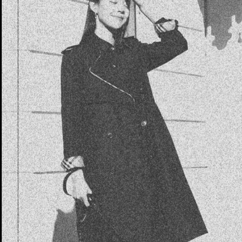 时尚白搭长款双领口风衣【127389】