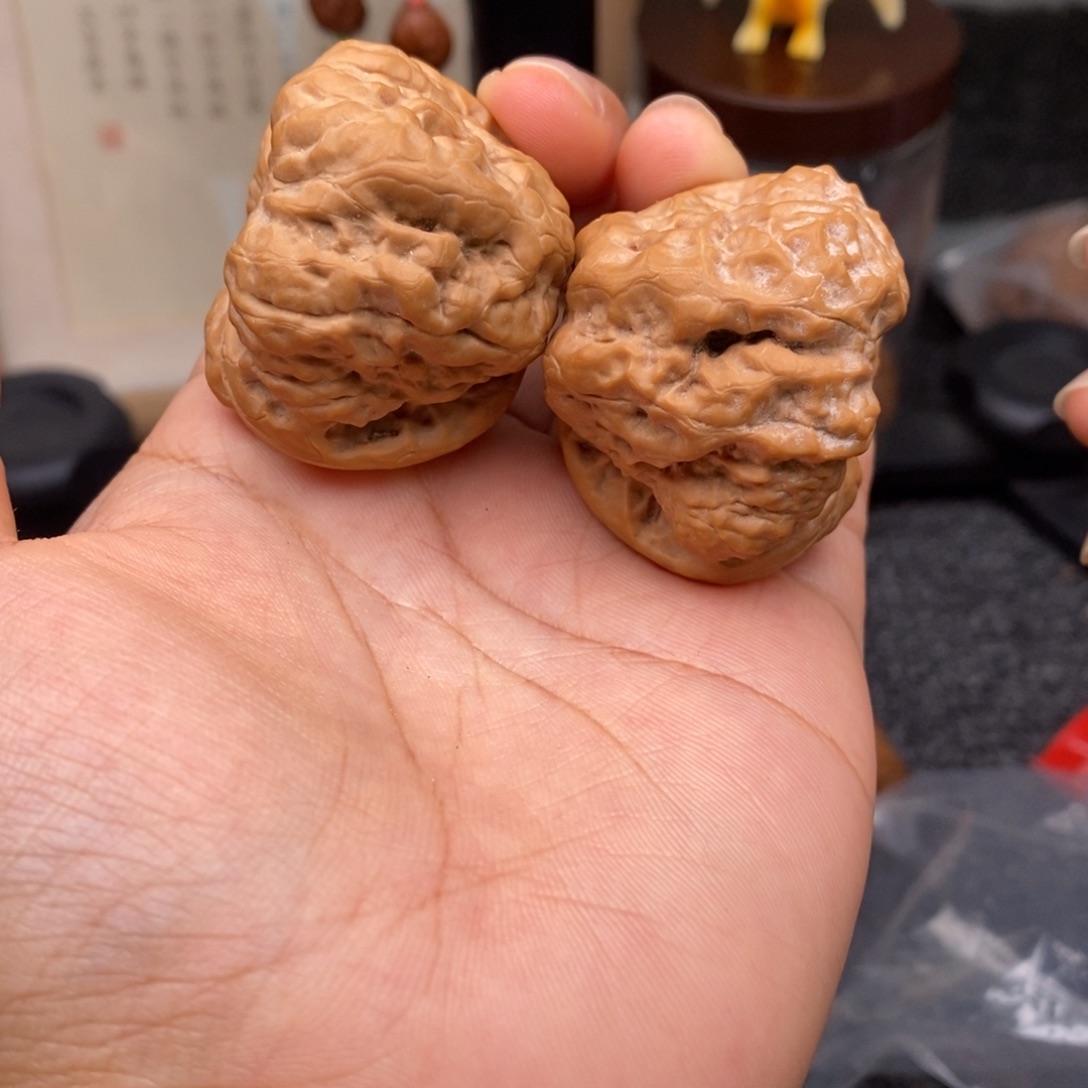 文玩核桃把件41蛤蟆头