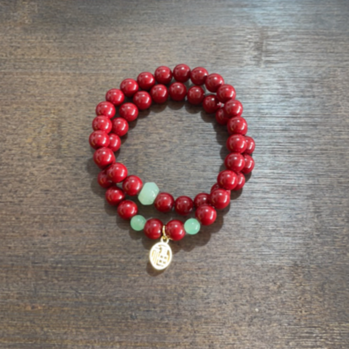红菩提 双圈手串-2