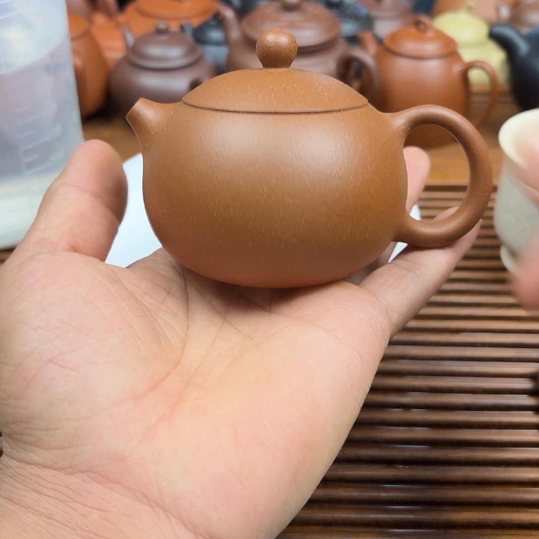 紫砂茶壶半手工制作