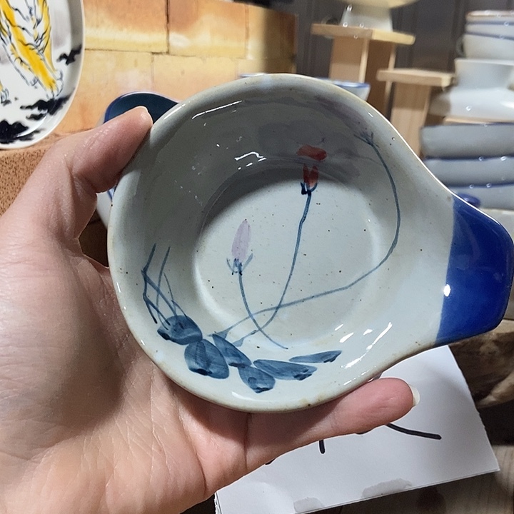 微瑕 景德镇高温釉下彩