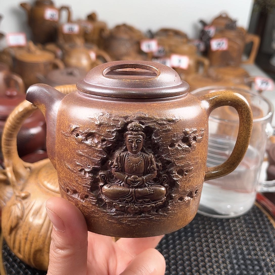 紫泥茶壶宜兴紫砂