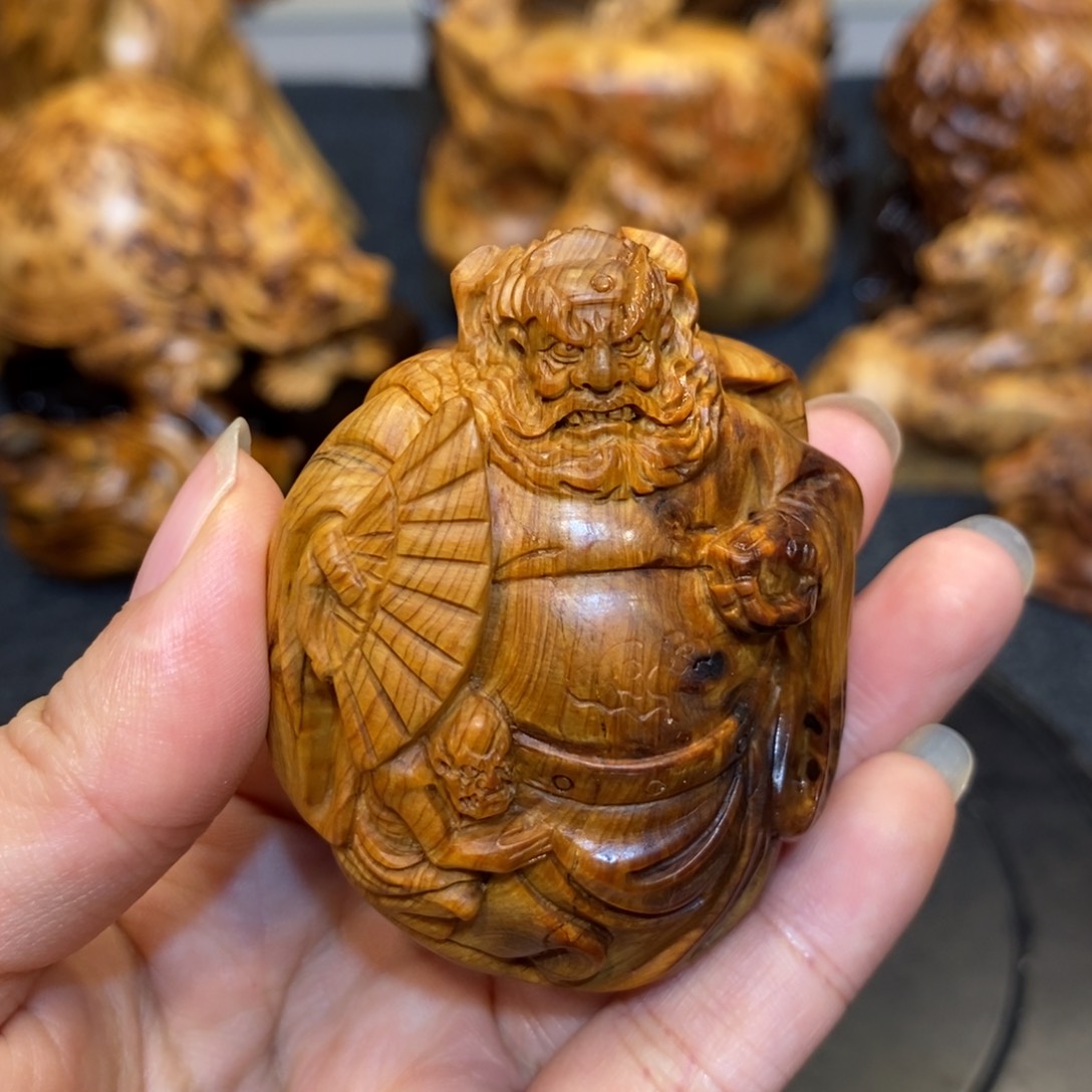 柏木（崖柏）太行精品陈化黑金虎皮瘤疤钟馗