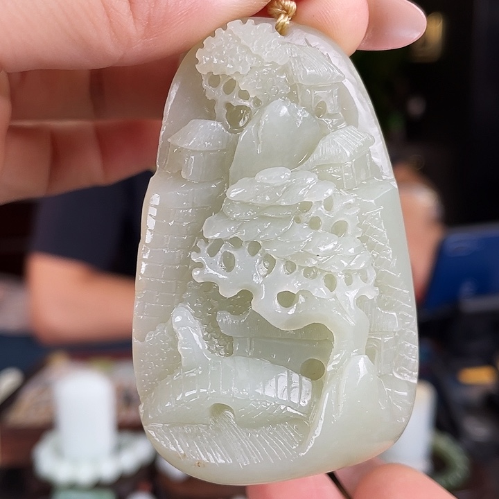 和田玉未镶嵌颈饰定制发货