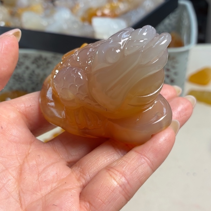 玛瑙/玉髓未镶嵌吊坠(不含链)