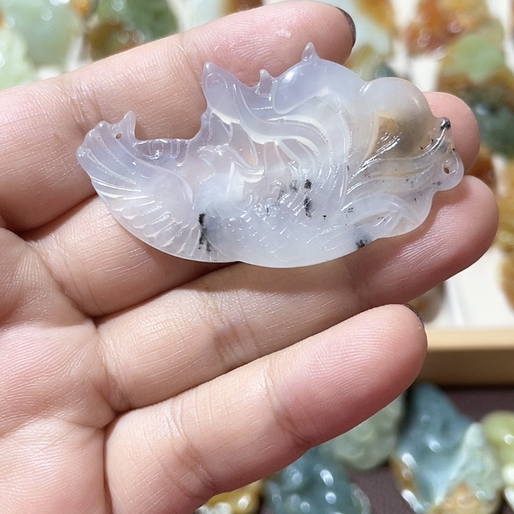 岫玉吊坠(不含链)未镶嵌