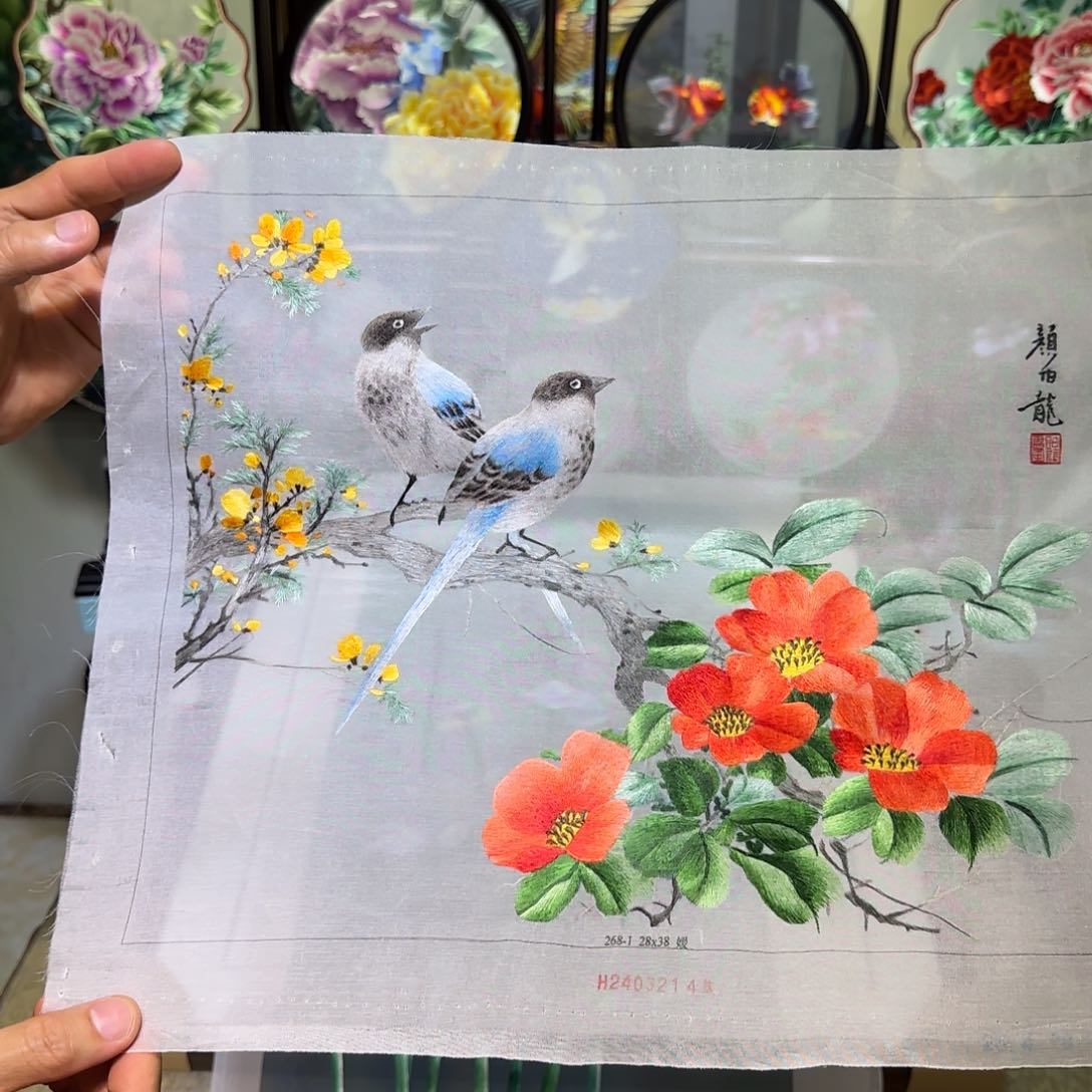 织绣刺绣工艺精湛