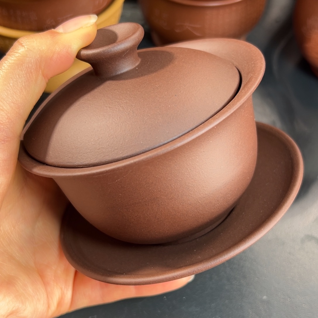 茶杯紫砂微瑕不退不换