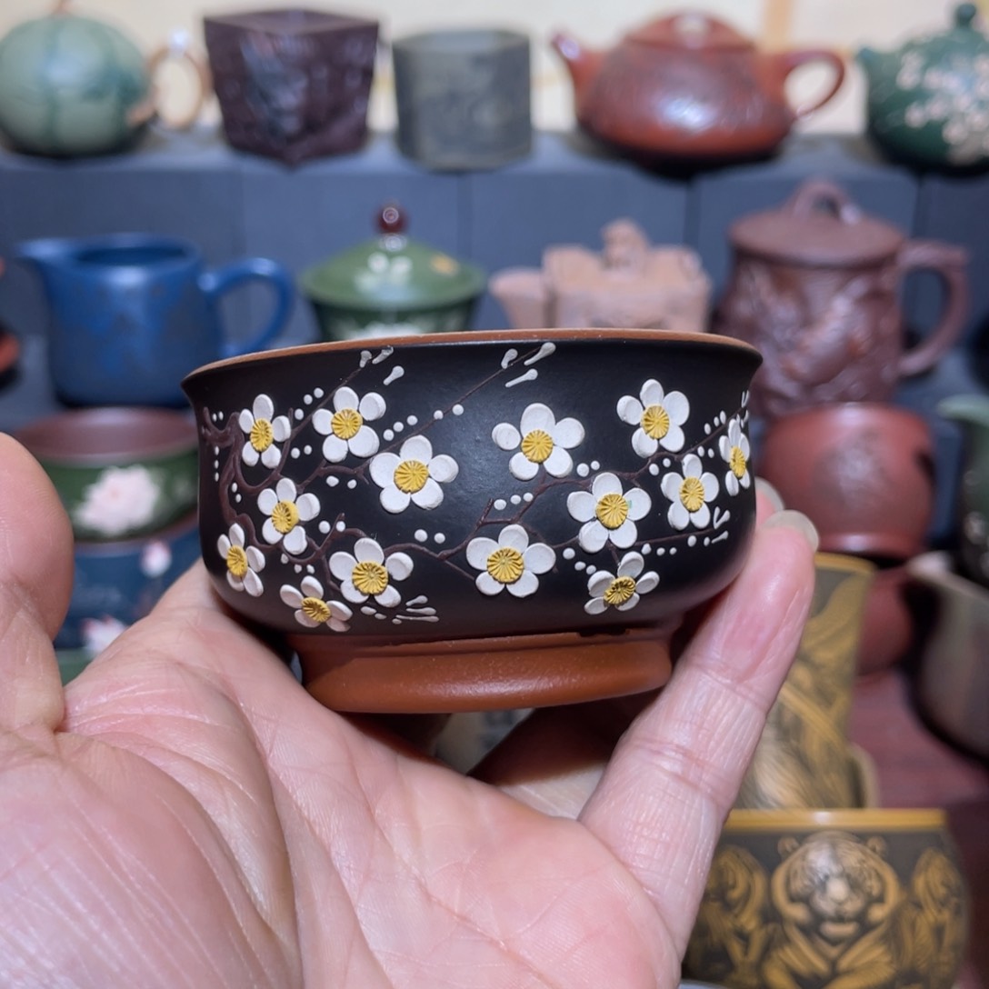 原矿紫砂手工主人杯