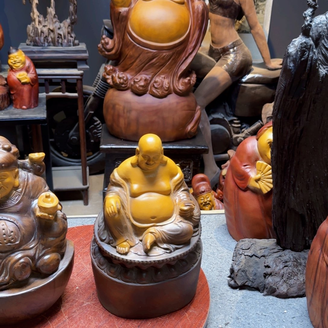 如***闻木香樟木弥勒精品