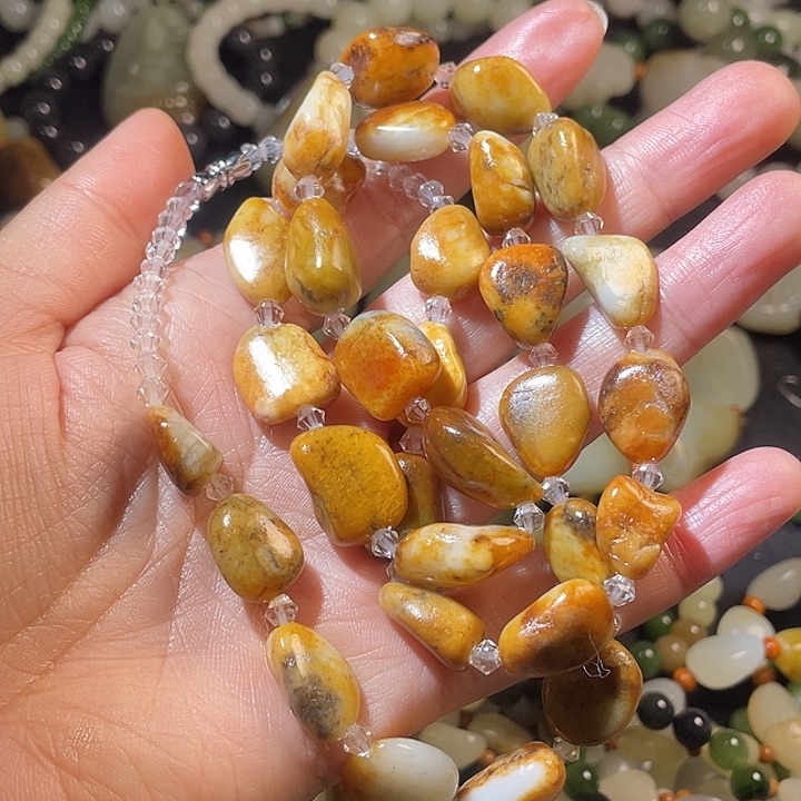 颈饰未镶嵌和田玉春*唤