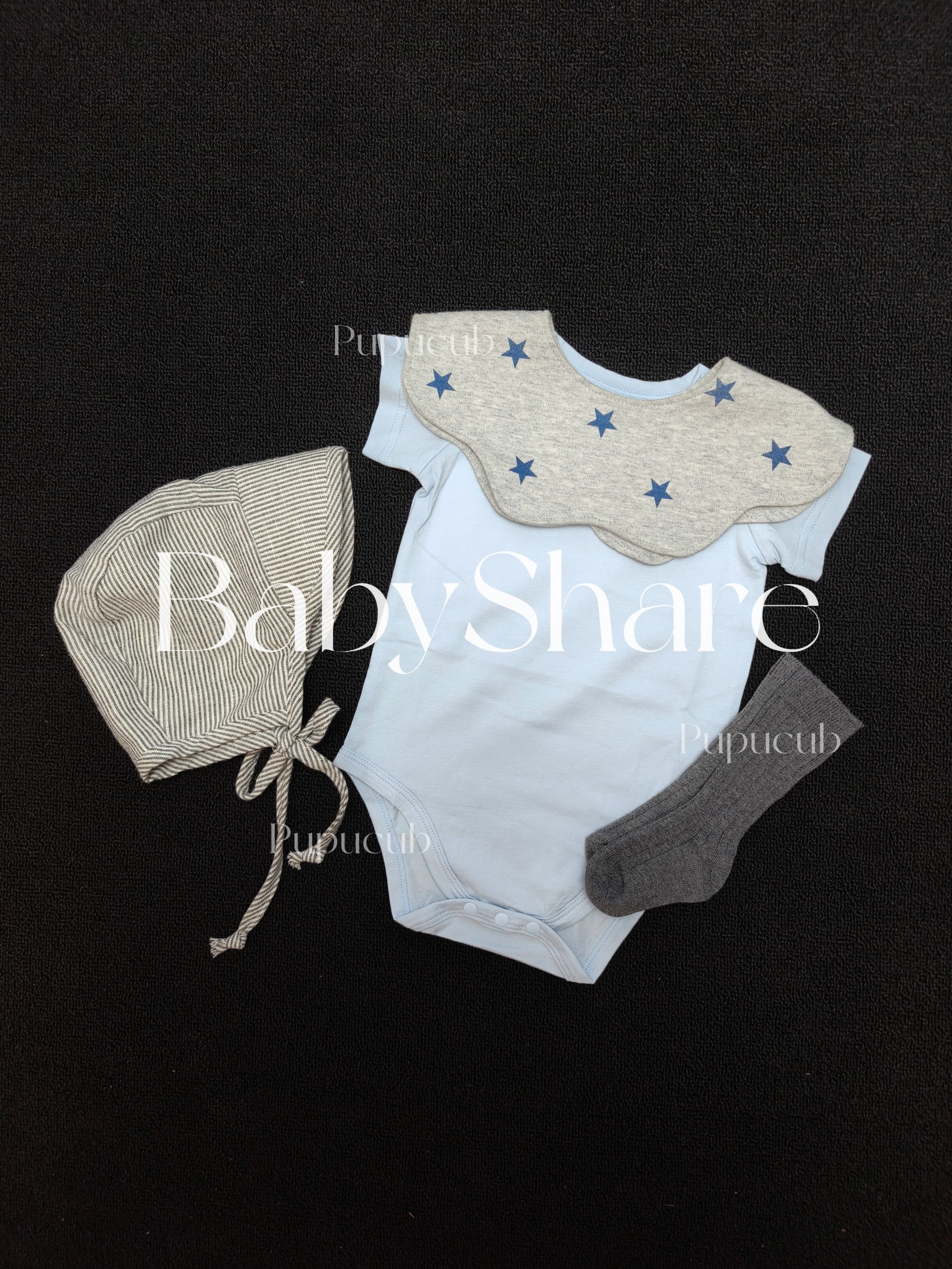 多巴胺包屁衣！pupucub夏日清爽宝宝短袖连体衣女宝纯色百搭夏季