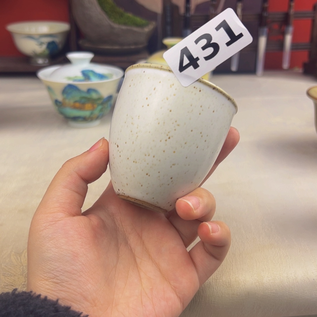 杯子纯手工柴烧主人杯