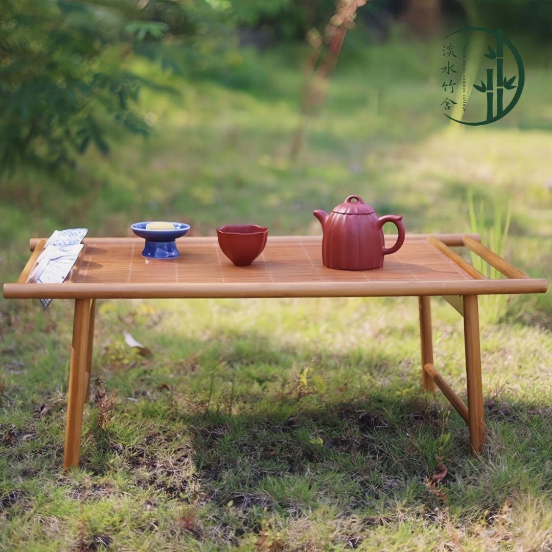 「芳华」高山楠竹休闲茶室小茶桌古典工艺复古实用家用茶台围炉煮茶