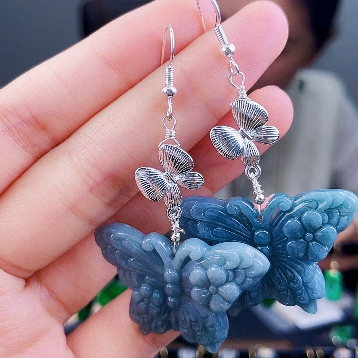 翡翠耳饰未镶嵌饰品